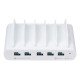 Compulocks 5 Ports USB Charging Dock Station Smartphone, Tablette Blanc Secteur Intérieure