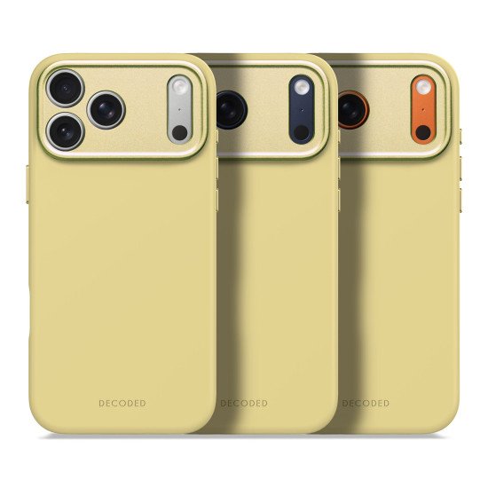 Decoded Silicone Backcover Apple iPhone 17 Pro Max Yuma Yellow coque de protection pour téléphones portables 17,5 cm (6.9") Housse Jaune