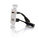 C2G 39702 changeur de genre de câble HDMI F, USB-B F HDMI F, USB-A F Blanc C2G 39702 changeur de genre de câble HDMI F, USB-B F HDMI F, USB-A F Blanc