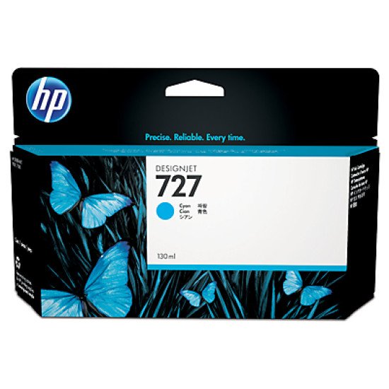 HP 727 130-ml Cyan / B3P19A Cartouche encre / Cyan