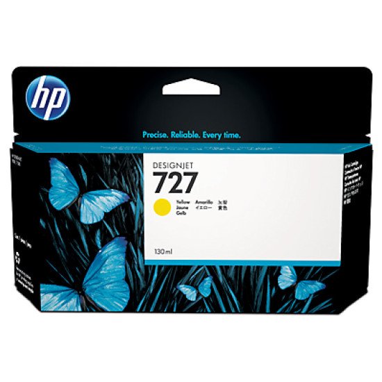 HP 727 130-ml Yellow / B3P21A Cartouche encre / Jaune HP 727 130-ml Yellow / B3P21A Cartouche encre / Jaune