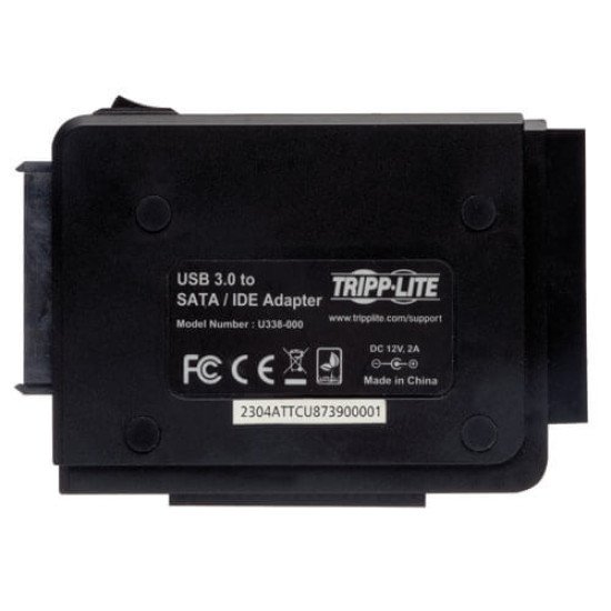 Tripp Lite U338-000 changeur de genre de câble USB 3.0 MICRO-B 22 PIN SATA + POWER Noir