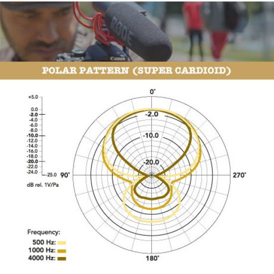 RØDE VideoMic Rycote Noir Microphone de caméscope