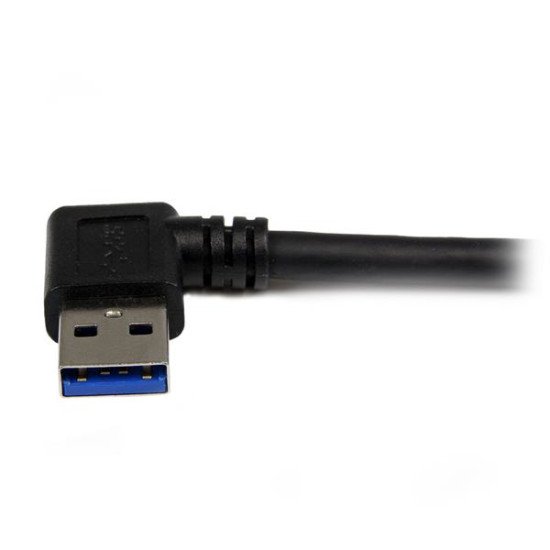StarTech.com Câble USB 3.0 SuperSpeed A vers B coudé à angle droit 1 m - M/M - Noir