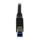 StarTech.com Câble USB 3.0 SuperSpeed A vers B coudé à angle droit 1 m - M/M - Noir