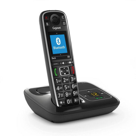 Gigaset E720A Téléphone analog/dect Identification de l'appelant Noir Gigaset E720A Téléphone analog/dect Identification de l'appelant Noir