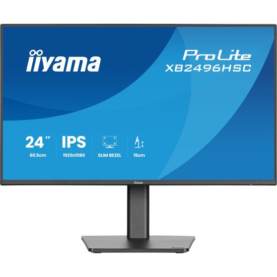 iiyama ProLite XB2496HSC-B1 écran PC 61 cm (24") 1920 x 1080 pixels Full HD LED Noir
