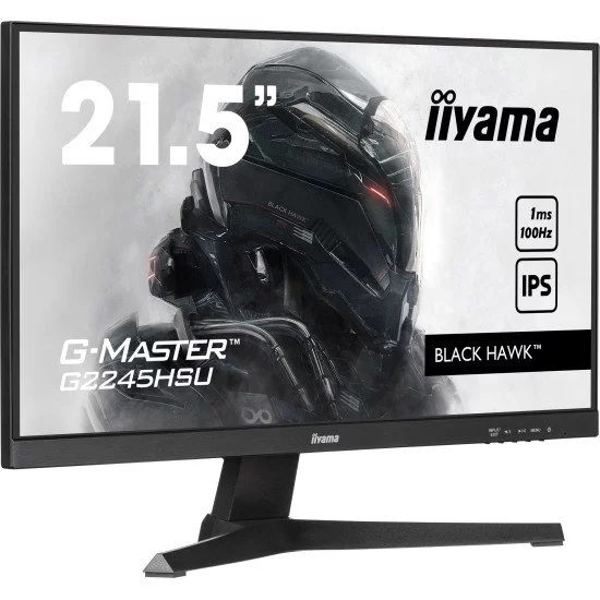 iiyama G-MASTER G2245HSU-B2 LED display 54,6 cm (21.5") 1920 x 1080 pixels Full HD Noir iiyama G-MASTER G2245HSU-B2 LED display 54,6 cm (21.5") 1920 x 1080 pixels Full HD Noir