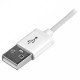 StarTech.com Câble Apple Lightning vers USB pour iPhone, iPod, iPad - 1 m Blanc