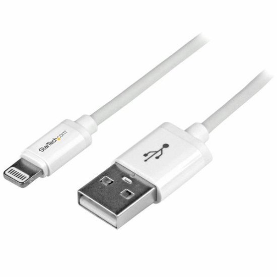 StarTech.com Câble Apple Lightning vers USB pour iPhone, iPod, iPad - 1 m Blanc