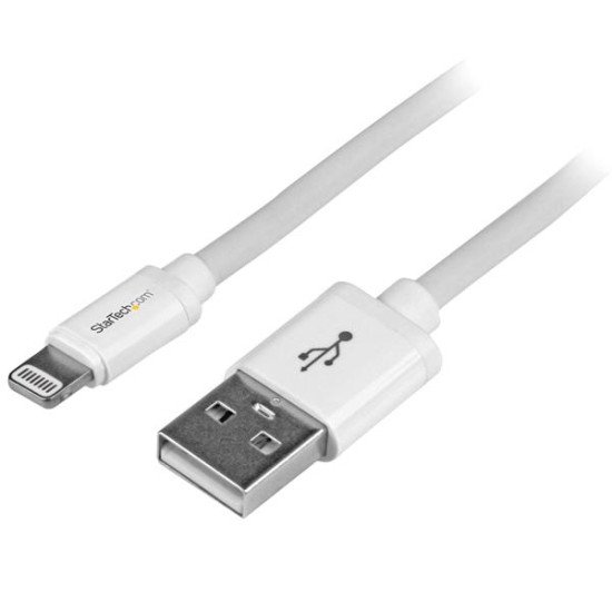 StarTech.com Câble Apple Lightning vers USB pour iPhone, iPod, iPad - 2 m Blanc