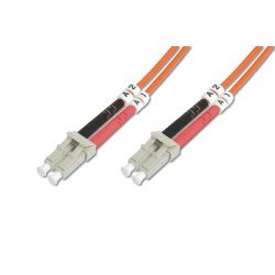 Digitus LC OM4, 10m câble de fibre optique OFC OM2 Orange