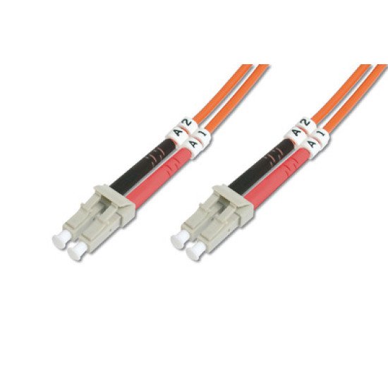 Digitus LC OM4, 10m câble de fibre optique OFC OM2 Orange