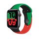 Apple MUQ83ZM/A accessoire intelligent à porter sur soi Bande Noir, Vert, Rouge Fluoroélastomère