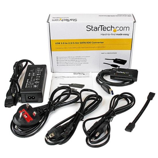 StarTech.com Adaptateur Convertisseur USB 3.0 vers SATA ou IDE