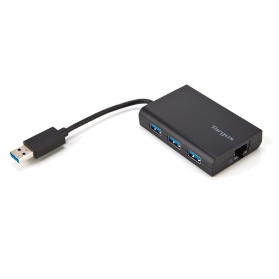 Targus USB 3.0 Hub avec port Gigabit Ethernet Targus USB 3.0 Hub avec port Gigabit Ethernet