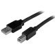 StarTech.com Câble USB Actif A vers B 15 m - M/M - Noir