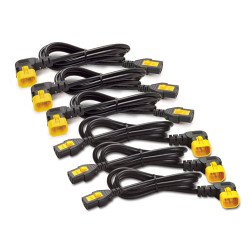 APC C13 - C14 (90 Deg), 1.8m, 6-pack Black,Yellow 1,83 m Coupleur C13 Coupleur C14