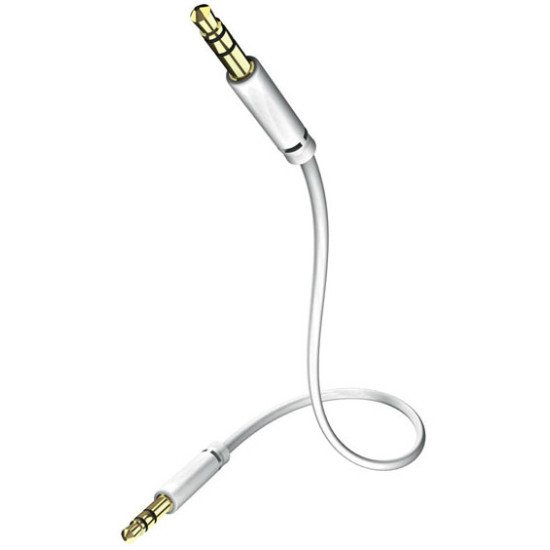 Inakustik 0.75m 3.5mm câble audio 0,75 m 3 x RCA Blanc