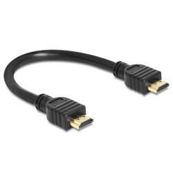 DeLOCK 83352 câble HDMI 0,25 m HDMI Type A (Standard) Noir DeLOCK 83352 câble HDMI 0,25 m HDMI Type A (Standard) Noir