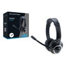 Conceptronic POLONA02B casque Avec fil Arceau Gaming Noir