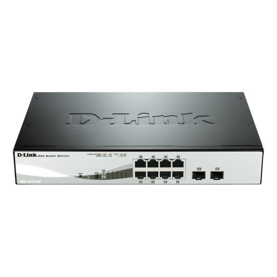 D-Link DGS-1210-08P Switch Gigabit Ethernet D-Link DGS-1210-08P Switch Gigabit Ethernet