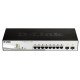 D-Link DGS-1210-08P Géré L2 Gigabit Ethernet (10/100/1000) Connexion Ethernet POE Noir