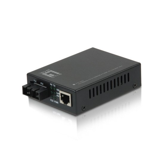 LevelOne FVT-2001 convertisseur de support réseau 100 Mbit/s 1310 nm Multimode Noir LevelOne FVT-2001 convertisseur de support réseau 100 Mbit/s 1310 nm Multimode Noir