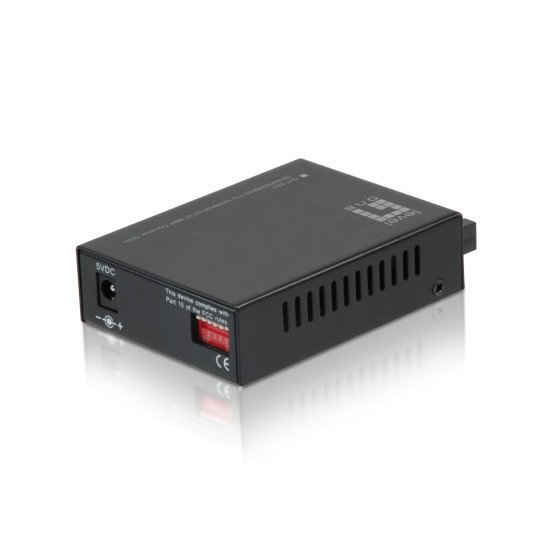 LevelOne GVT-2001 convertisseur de support réseau 1000 Mbit/s 850 nm Multimode Noir