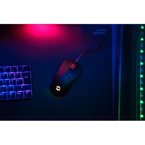 SPEEDLINK SL-680102-BK souris Gaming USB Type-A 4800 DPI