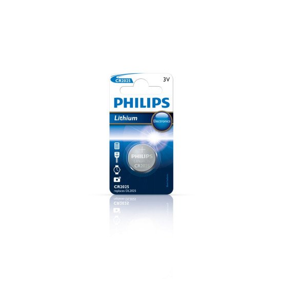 Philips Minicells Batterie CR2025/01B