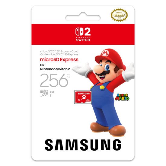 Nintendo Carte mémoire micro SD express 256 Go SAMSUNG Nintendo Carte mémoire micro SD express 256 Go SAMSUNG
