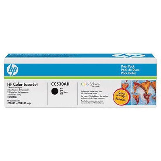 HP CC530AD cartouche toner et laser / CC530AD Toner Noir