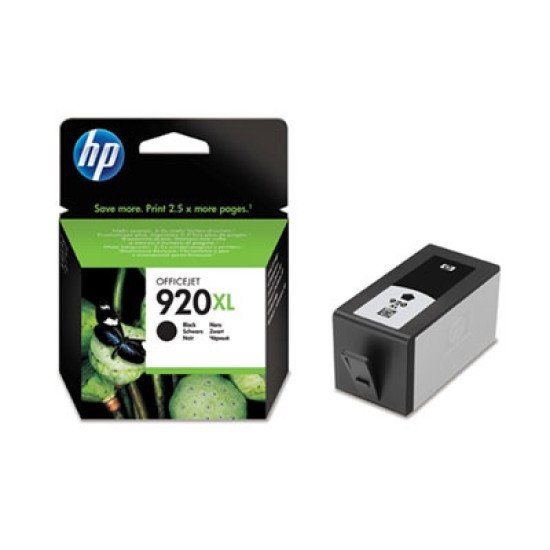 HP 920XL / CD975AE#BGX Cartouche encre / Noir