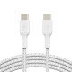 Belkin CAB004BT2MWH2PK câble USB 2 m USB 2.0 USB C Blanc