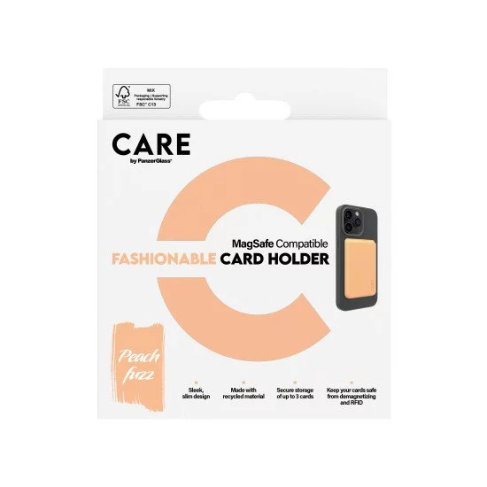 PanzerGlass CARE by ® Fashionable Card Holder Peachy iPhone coque de protection pour téléphones portables Housse Transparent PanzerGlass CARE by ® Fashionable Card Holder Peachy iPhone coque de protection pour téléphones portables Housse Transparent