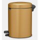 Brabantia NewIcon 5 L Rond Acier Or