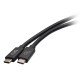 C2G C2G54552 câble USB USB4 Gen 2x2 1 m USB C Noir C2G C2G54552 câble USB USB4 Gen 2x2 1 m USB C Noir
