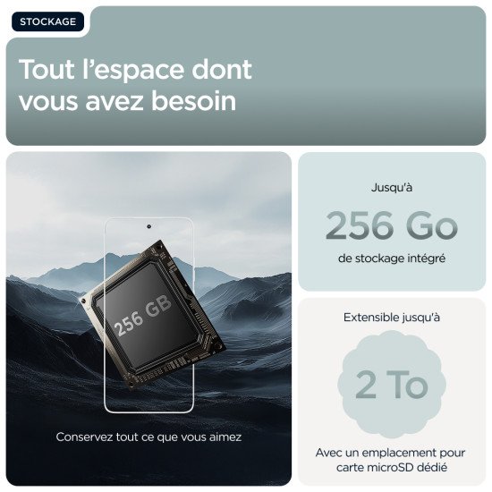 Motorola moto g56 5G 17,1 cm (6.72") Double SIM hybride Android 15 USB Type-C 8 Go 256 Go 5200 mAh Gris