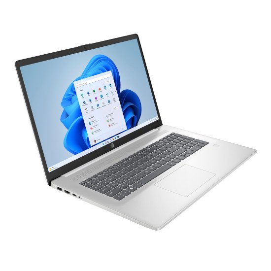 HP 17-cp2027nb AMD Ryzen™ 5 7520U Ordinateur portable 43,9 cm (17.3") Full HD 16 Go LPDDR5-SDRAM 512 Go SSD Wi-Fi 6 (802.11ax) Windows 11 Home Argent