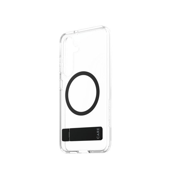 PanzerGlass CARE by ® Feature Case Transparent w. Black Kickstand & Qi Compatible Samsung Galaxy S25 coque de protection pour téléphones portables Housse PanzerGlass CARE by ® Feature Case Transparent w. Black Kickstand & Qi Compatible Samsung Galaxy S25 coque de protection pour téléphones portables Housse
