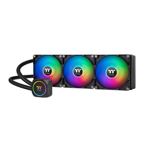Thermaltake TH420 ARGB Sync Boitier PC Refroidisseur de liquide tout-en-un Noir Thermaltake TH420 ARGB Sync Boitier PC Refroidisseur de liquide tout-en-un Noir