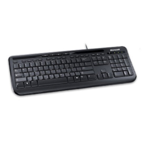 Microsoft Wired Keyboard 600, BE, AZERTY Clavier USB Noir AZERTY BE Noir