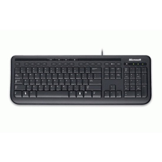 Microsoft Wired Keyboard 600, BE, AZERTY Clavier USB Noir AZERTY BE Noir Microsoft Wired Keyboard 600, BE, AZERTY Clavier USB Noir AZERTY BE Noir