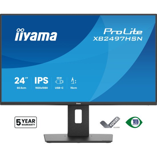 iiyama ProLite XB2497HSN-B1 écran PC 60,5 cm (23.8") 1920 x 1080 pixels Full HD LED Noir