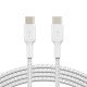 Belkin CAB004BT1MWH2PK câble USB 1 m USB 2.0 USB C Blanc