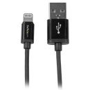 StarTech.com Câble Apple Lightning vers USB pour iPhone 5 / iPod / iPad de 1 m - M/M - Noir StarTech.com Câble Apple Lightning vers USB pour iPhone 5 / iPod / iPad de 1 m - M/M - Noir