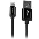 StarTech.com Câble Apple Lightning vers USB pour iPhone, iPod, iPad - 2 m Noir StarTech.com Câble Apple Lightning vers USB pour iPhone, iPod, iPad - 2 m Noir