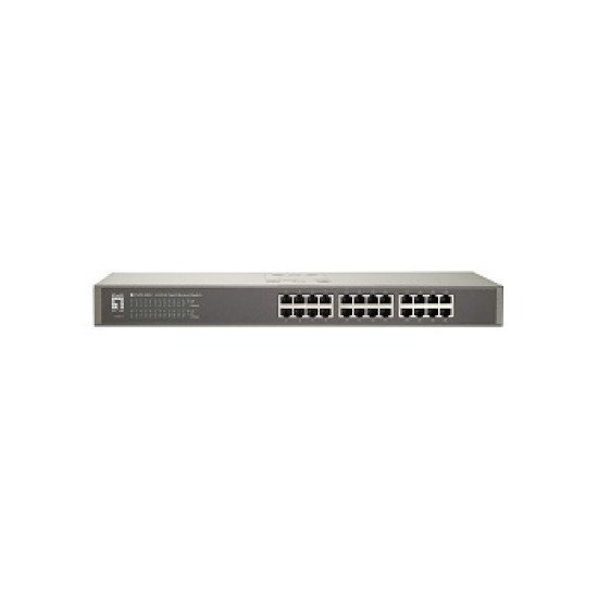 LevelOne FSW-2450 commutateur réseau Non-géré Fast Ethernet (10/100) Noir
