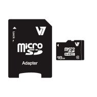 V7 Carte Micro SDHC 16 Go classe 10 + adaptateur SD V7 Carte Micro SDHC 16 Go classe 10 + adaptateur SD